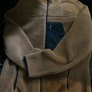 Brand New Athlux Brown Fuzzy Jacket